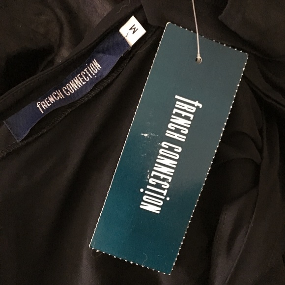 New Vtg French Connection black jacket M - Picture 7 of 8